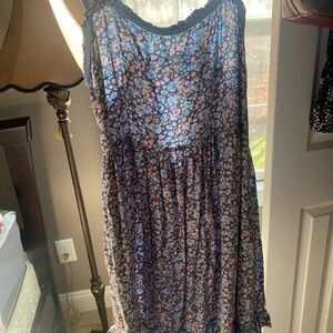 American Eagle Outfitters Blue Floral Dress
